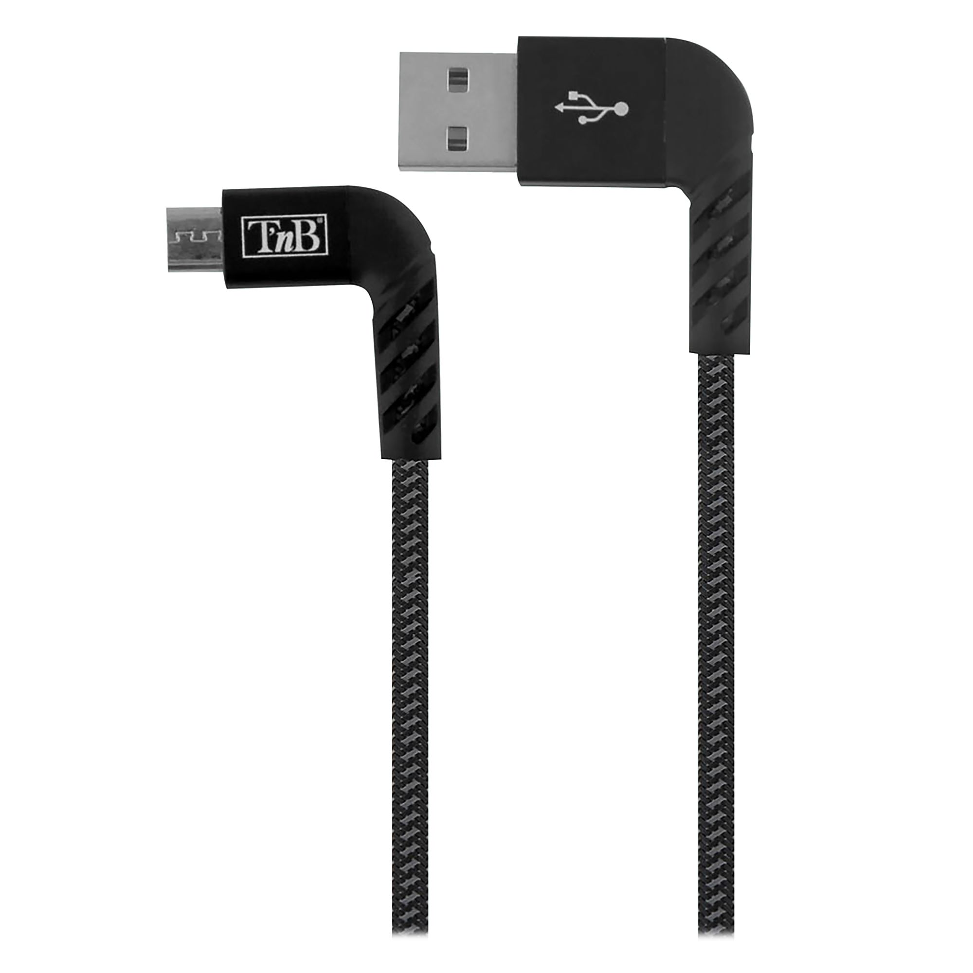 Cable micro USB reforzado conector acodado XTREMWORK1