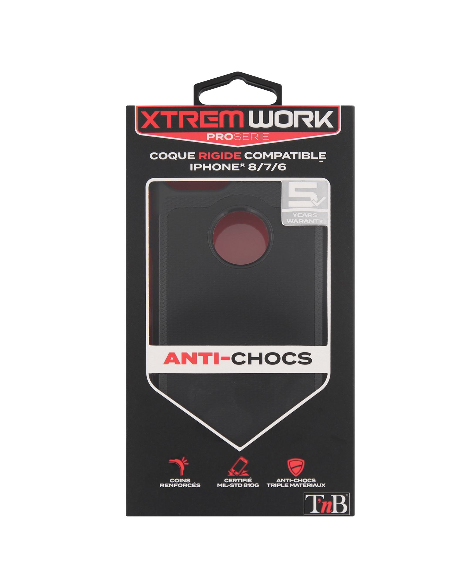 Coque de protection pour iPhone 8/7/6 renforcée XTREMWORK5