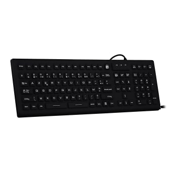 Clavier filaire médical IP68 - AZERTY (FR) noir - 2