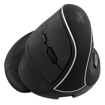 Rechargeable vertical ergonomic wireless mouse dual connection Bluetooth + USB-A