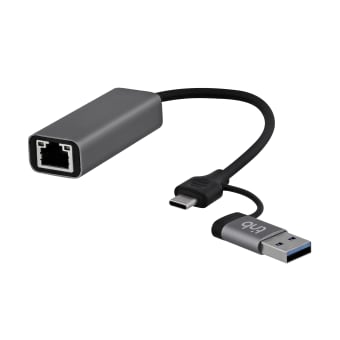 USB-C & USB-A to RJ45 Adapter - 2.5GBPS - 2