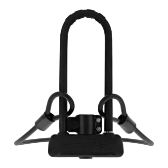 U-lock with cable for bike/scooter