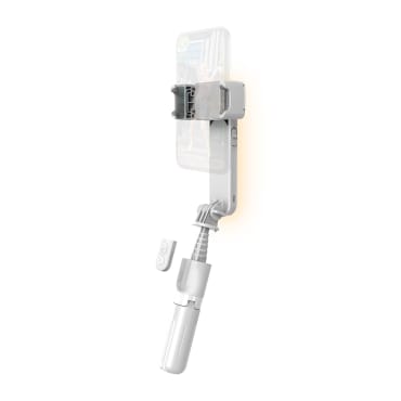 Mini Perche Stabilisateur 1-Axe pivotant 360° Bluetooth 2 en 1 Éclairage LED - INFLUENCE PRO