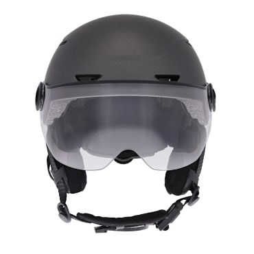 LED helmet with automatic brake light - GREY SIZE M  - 2