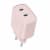 Chargeur GAN compact 45W - câble 2 mètres inclus - rose poudré