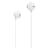 SWEET jack + type-C white wired headphones