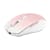 Souris colorée rechargeable DUAL CONNECT rose - GRADIENT