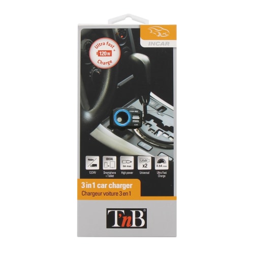 2XUSB-A 24W car charger + 1 car socket5