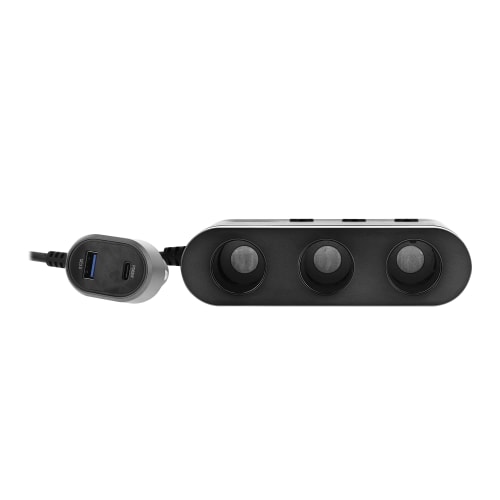 Cargador de mechero 2xUSB-A XW + 1xUSB-C 30W + 1xUSB-C 65W + 3 tomas de mechero5