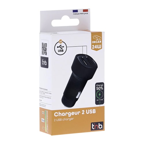 Cargador mechero 2XUSB-A 24W acabado gris5