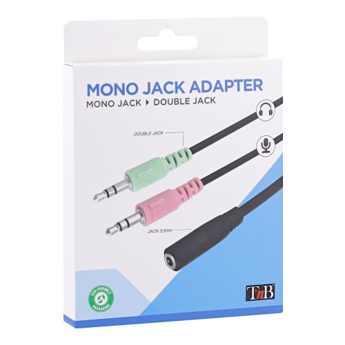 Adaptateur jack femelle vers double jack mâle2