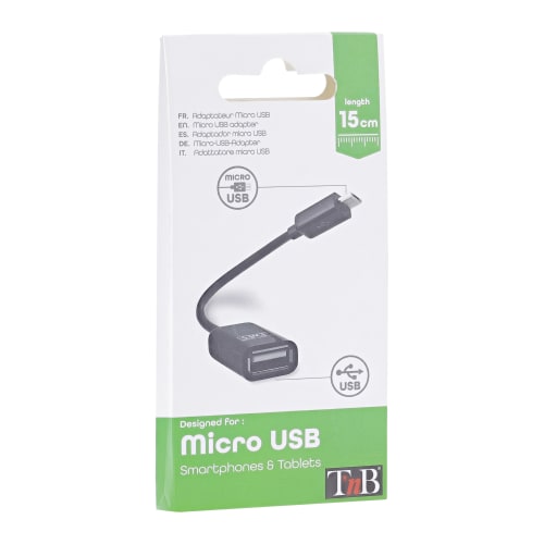 Adaptateur Micro USB OTG vers USB-A 2.14