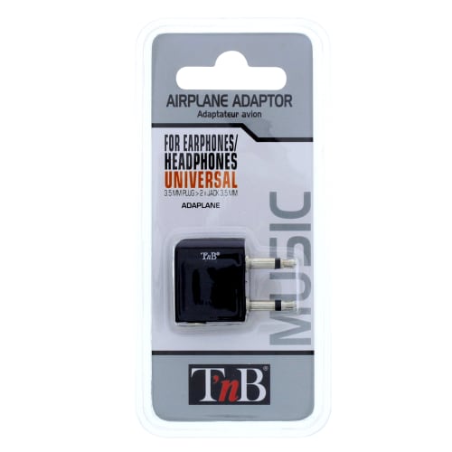 Adaptateur audio pour avion jack 3,5mm mâle / 2 jack 3,5mm femelle4