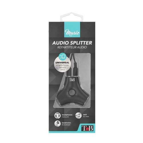 Répartiteur audio 6 jack mâle 3,5mm5