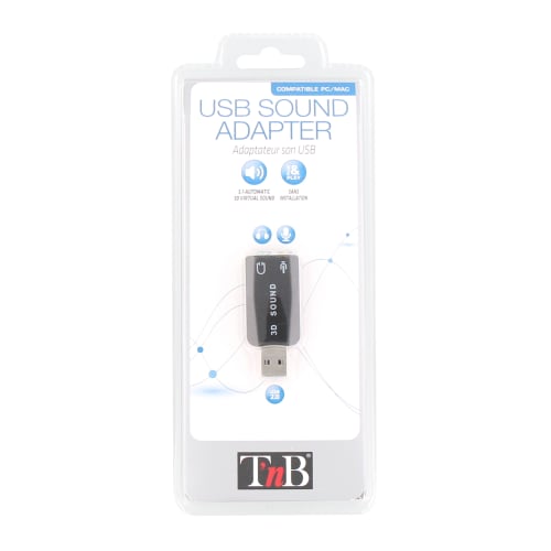 Adaptateur audio USB 5.1 vers double jack4