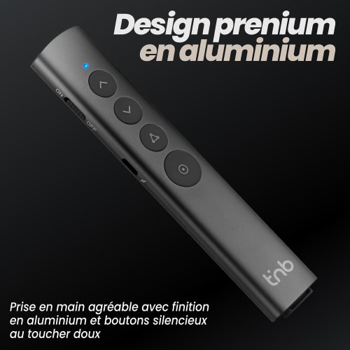 Télécommande de présentation spotlight rechargeable - AIRPRESENTER3