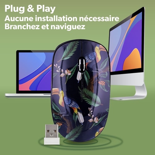 Bundle tapis de souris et souris sans fil AMAZONIA EXCLUSIV5