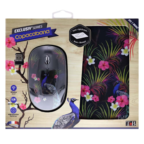 COPACABANA EXCLUSIV Mouse Pad and Wireless Mouse Bundle6