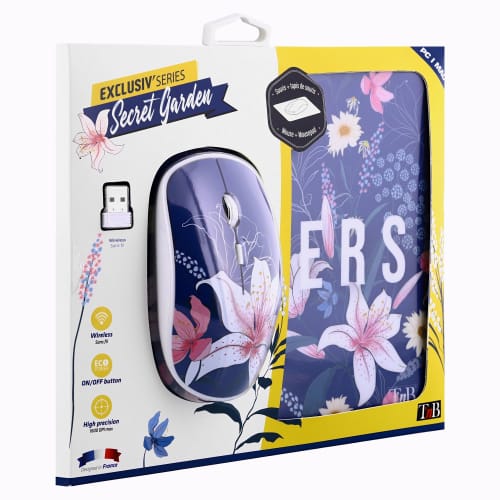 GARDEN EXCLUSIV Mouse Pad and Wireless Mouse Bundle5