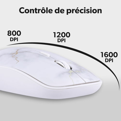 Bundle tapis de souris et souris sans fil GOLD EXCLUSIV6