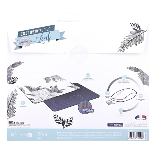 LEAF EXCLUSIV Wireless Mouse and Mouse Pad Bundle6