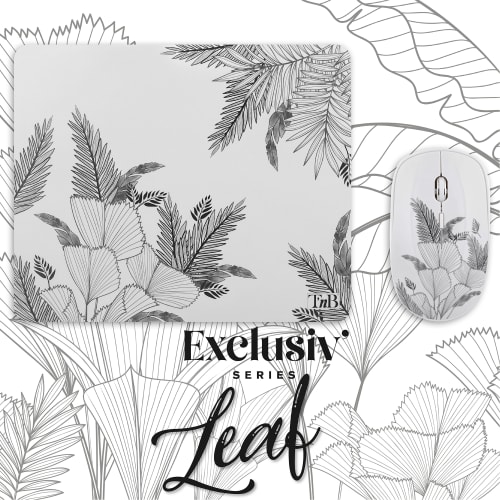 Bundle tapis de souris et souris sans fil LEAF EXCLUSIV3