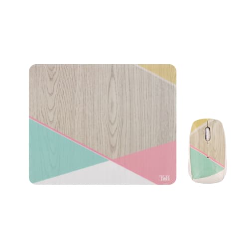 Paquete de alfombrilla para ratón y ratón inalámbrico SCANDI EXCLUSIV2