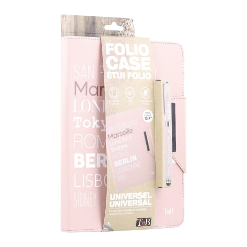 Universal folio case + stylus for 10