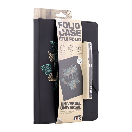 Universal folio case + stylus for 10