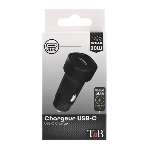 Chargeur allume-cigares 1XType-C 30W premium5