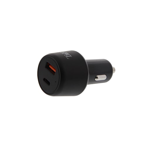 Cargador de mechero 1XUSB-A y 1XType-C de 48W1