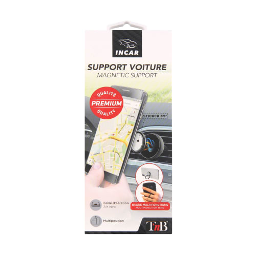 Support aimanté pour grille d'aération avec bague rotative7