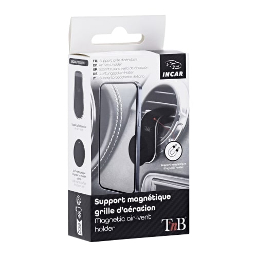 Magnetic support for designer air vent4