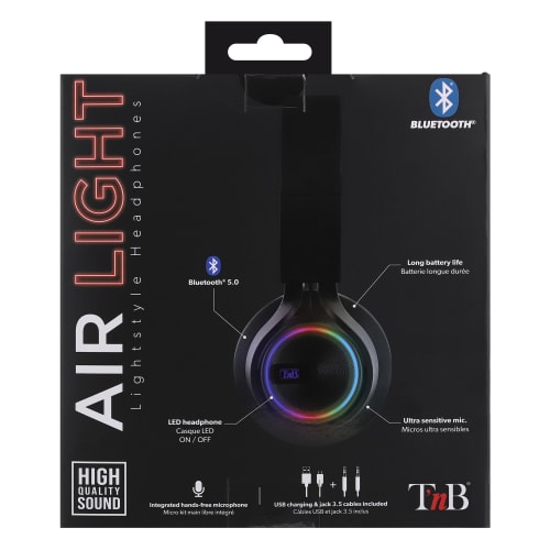 Auriculares bluetooth LED LUZ DE AIRE6