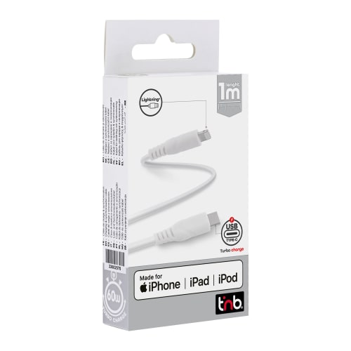 Cable de suministro de energía Lightning a USB-C3