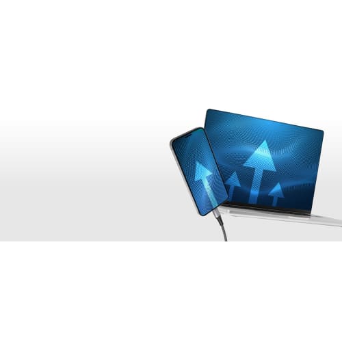 Câble USB-C vers Lightning connecteurs finition alu gris sidéral5