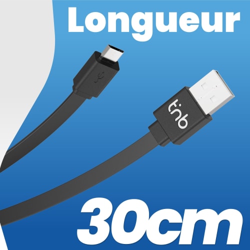 Câble Micro USB 30 cm5