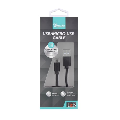 Câble USB / Micro USB 0,6m2