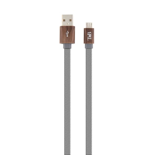 WOODLE CABLE 1M MICRO USB GRAY1