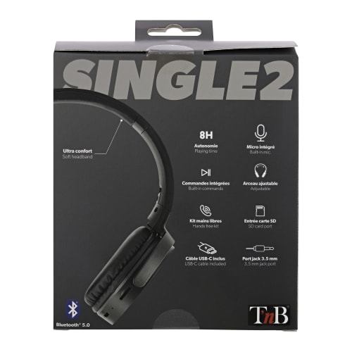 Casque Bluetooth SINGLE 2 Noir7