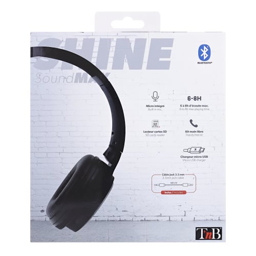 SHINE Bluetooth headset black6