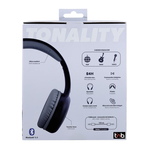 Auriculares Bluetooth supraaurales TONALITY6