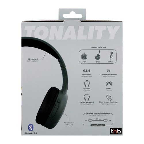 Auriculares Bluetooth supraaurales TONALITY6