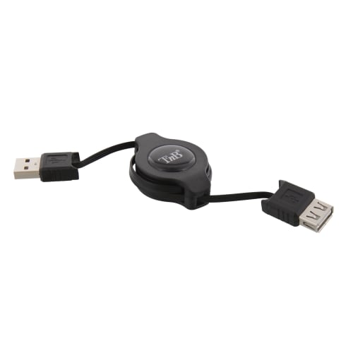 Cable retráctil USB-A macho/USB-A hembra1