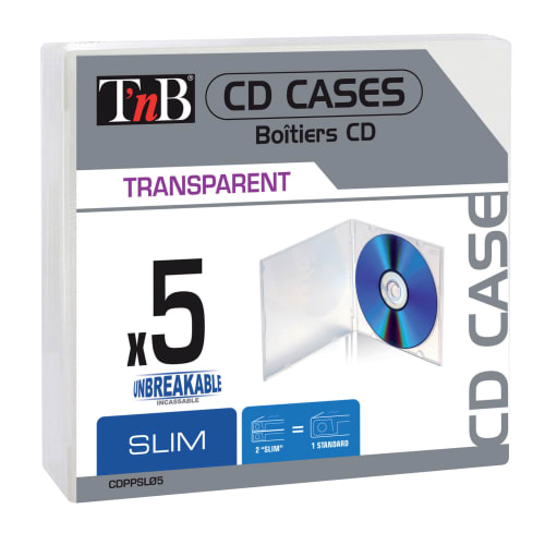 Boîtiers pour CD x5 SLIM2