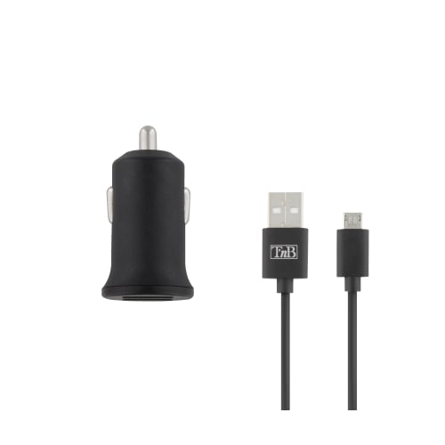 Chargeur allume-cigares 2XUSB-A 12W + câble micro USB3