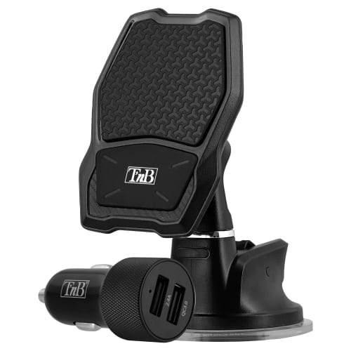 Support charge à induction 10W aimanté ventouse et grille d'aération Premium1