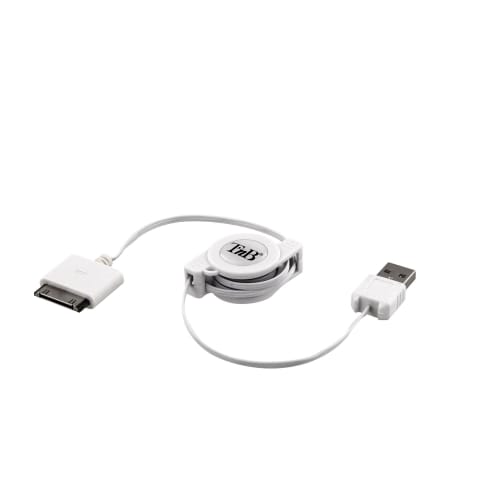 1XUSB-A Cargador de encendedor de cigarrillos de 5W + cable retráctil doc de 30 pines4
