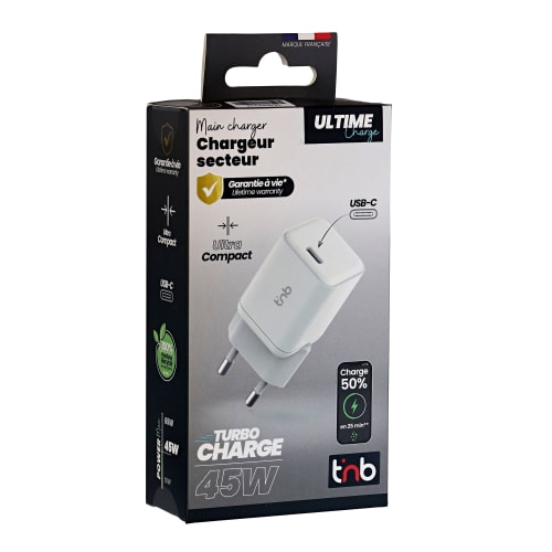 1 USB-C Power Delivery 45W mains charger7