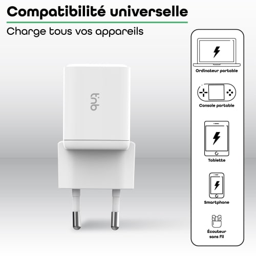 1 USB-C Power Delivery 45W mains charger5